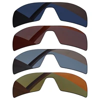 bsymbo 4 pieces black brown sliver grey bronzy gold polarized replacement lenses for oakley oil rig frame