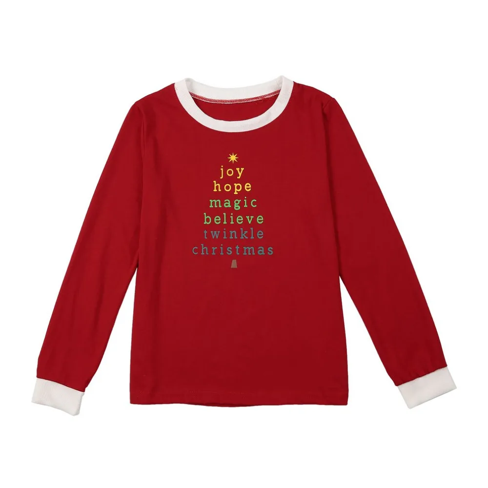 Домашняя одежда для отдыха Красный Рождественский Пижамный костюм Новинка 2017