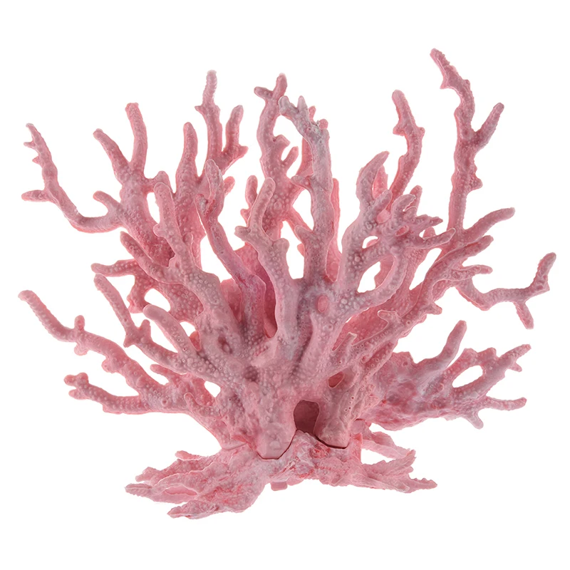 

Pink Coral Shaped Decoration Ornament for Aquarium Fish Tank