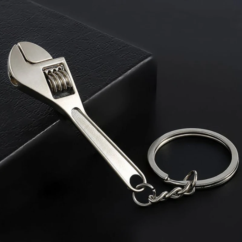 

Mini Tools Wrench Keychain Metal Car Key Ring High Quality Simulation Spanner Key Chain keyring Keyfob Jewelry Gift