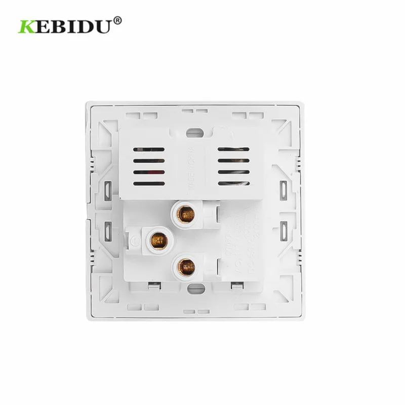 Универсальная настенная USB розетка KEBIDU 110 В переменного тока 220 10 А + 2USB