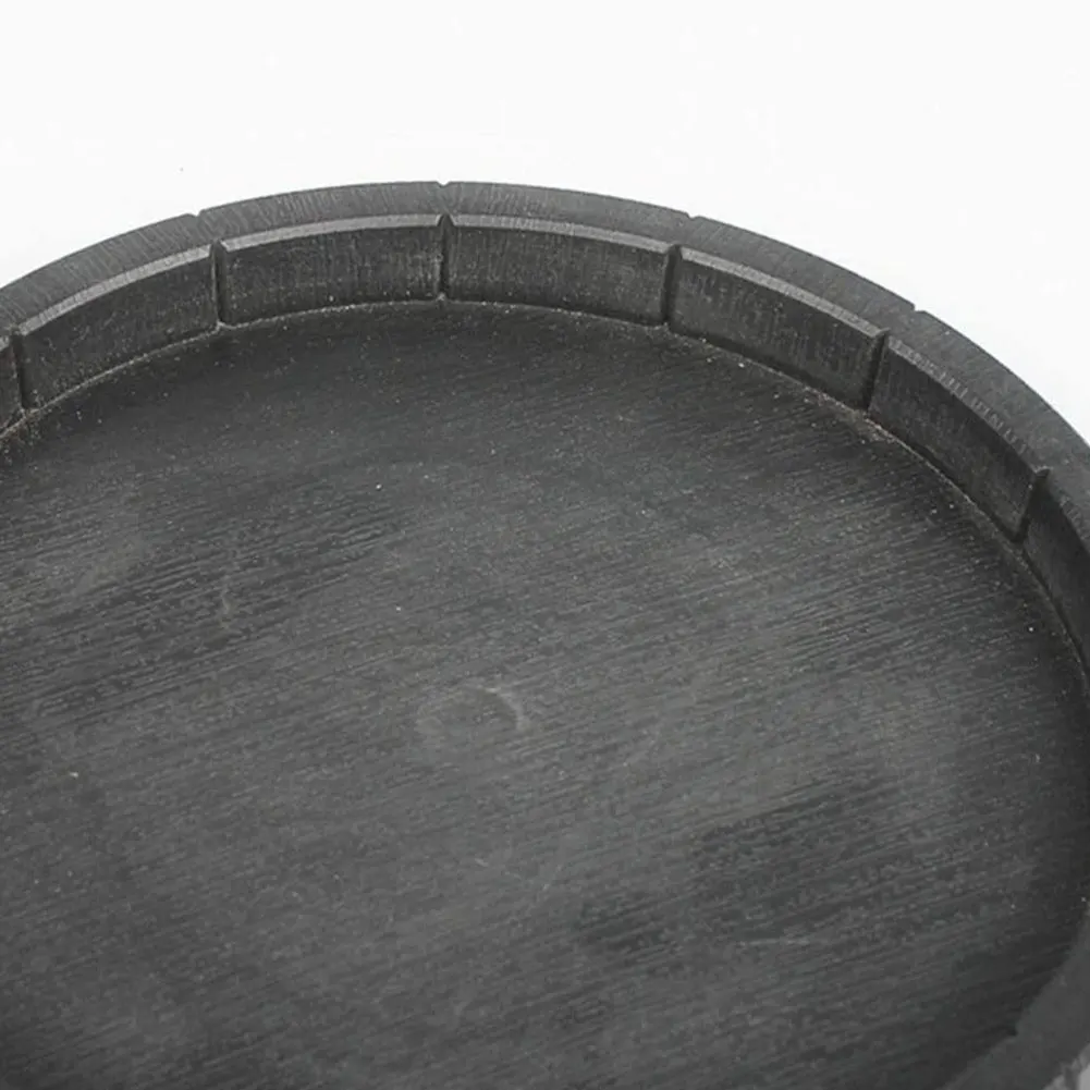 

Reptile Food Dish Shallow Reptile Feeding Bowl Terrarium Dish Plate for Small Sulcatas Bearded Dragon Gecko Lizard Black