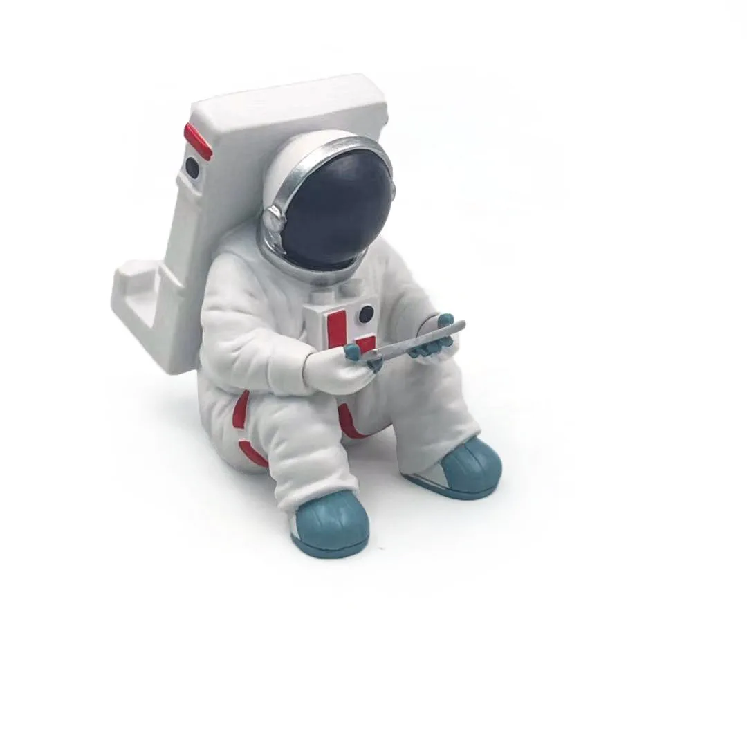 Подставка для мобильного телефона ленивый человек с изображением космонавта |