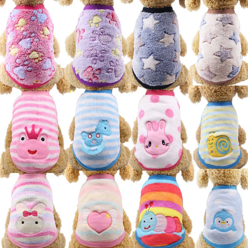 Жилет для щенка маленькая чайная чашка одежда собак бархатное пальто рубашки