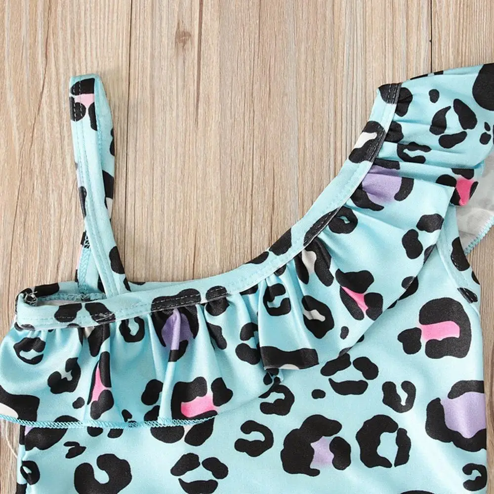 Купалник Модный купальник для маленьких девочек Леопардовый летнее бикини