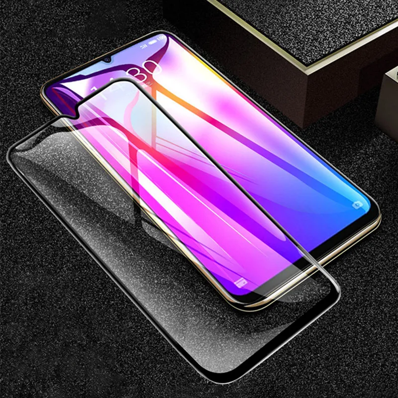 2 шт закаленное стекло для Redmi 8 8A полное покрытие клеевая Защитная пленка экрана