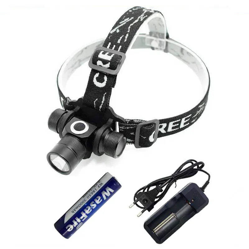 XM L L2 светодиодная фара мощный Головной фонарь 18650 налобный 2000 люмен