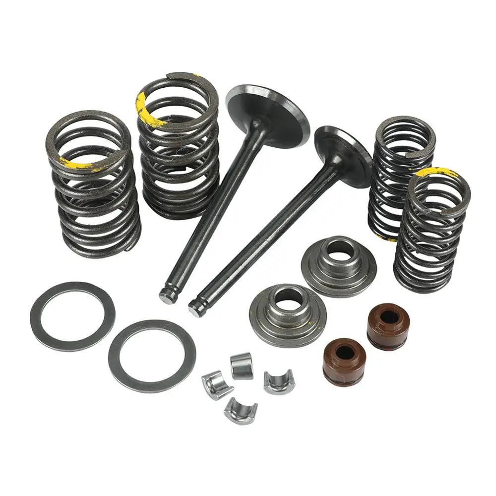 

Motorcycle Intake Exhaust Valve comp Springs Cotter Seal Assy For Lifan 125 140 150cc Horizontal Engines Dirt Pit Bike ATV Quad