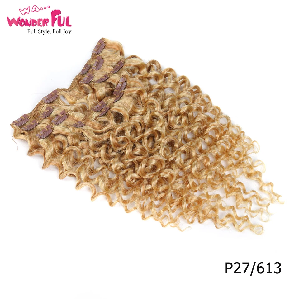 7 шт. накладные человеческие волосы 24 дюйма |