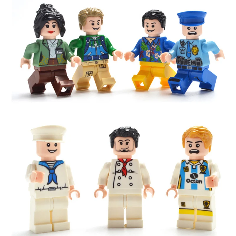 60 шт./лот Мини Строительные блоки фигурки кирпичи DIY игрушки фигурка волшебника