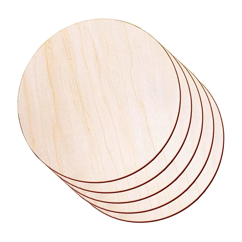 

Round Wood Discs for Crafts,5 Pack 14 Inch Wood Circles Unfinished Wood Wood Plaque for Crafts,Door Hanger,Door Design