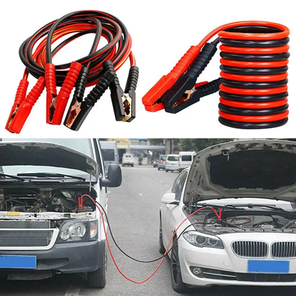 1 пара 2 5 м 1000A автомобильный аккумулятор Аварийное зажигание старт провод