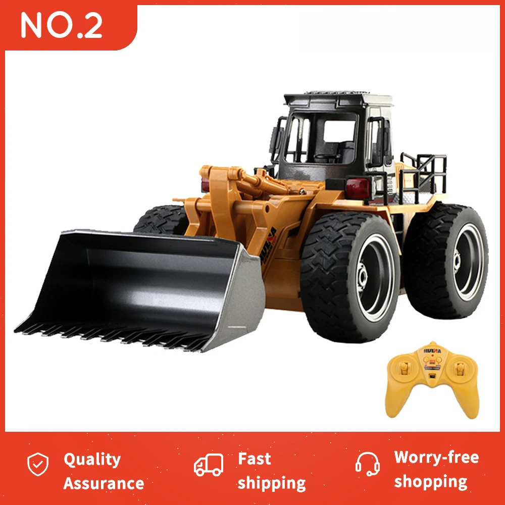 

HUINA 1:16 RC Truck Bulldozer Excavator Wheel Shovel Loader Tractor Model Engineering Car Radio Controlled Cars Toys for Boys