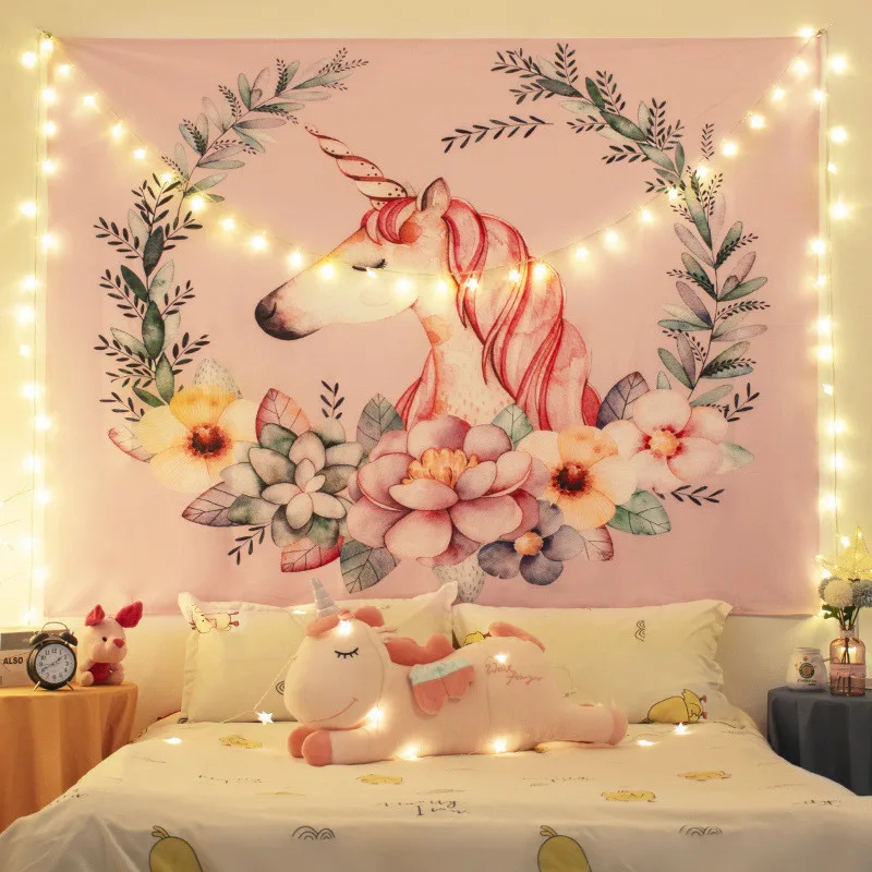 

Cartoon Sailor Moon Printed Anime Tapestry Girl Dorm Room Decor Wall Hanging Tapestry Tapiz Wall Decor Pink Tapestries