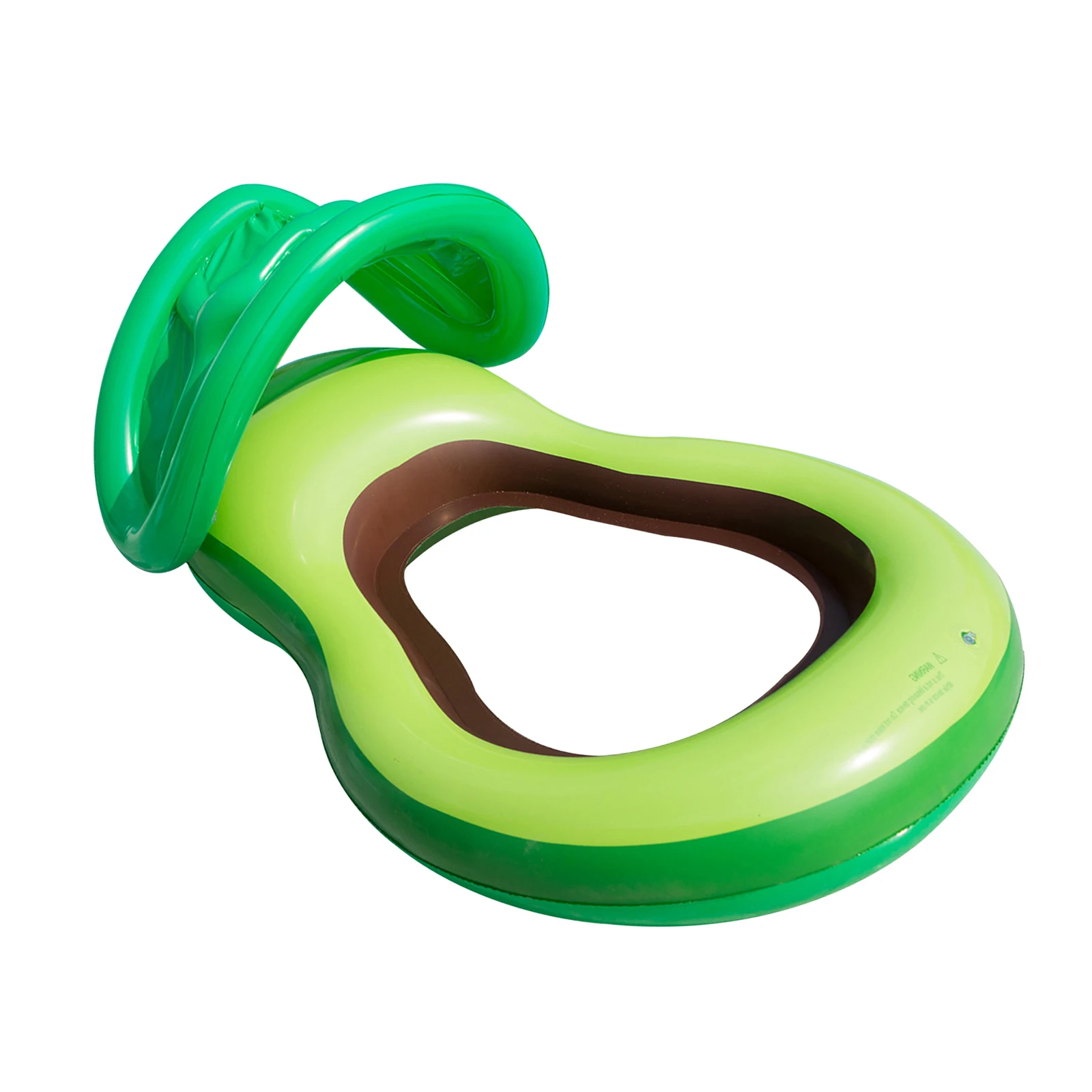 

Adult Floating Row Big Swimming Ring Mount Comfortable Creative Avocado Inflatable Swimming Pool Seat Floating Row