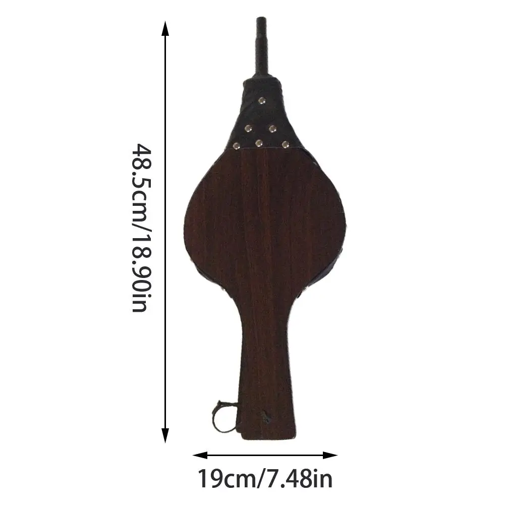 

Luxury Style Wooden Manual Air Volume Blower Handmade Wood Fireplace Blower Winter Household Stove Supplies Dropshipping