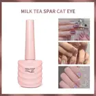 Популярный клей для ногтей Nailfan, клей для ногтей, молочный, чайный шпатель, кошачий глаз, широкий, лак для ногтей с эффектом кошачий глаз гель, прозрачный, универсальный