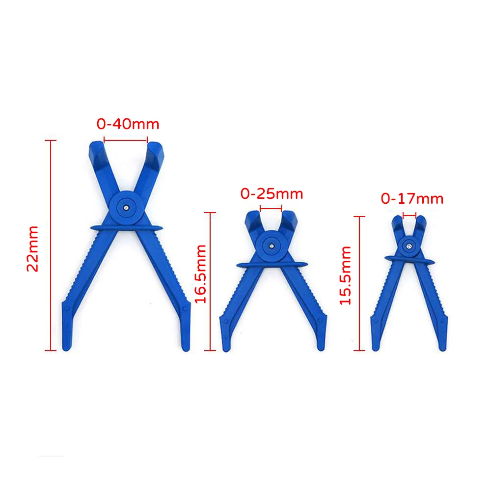 

3pcs/set Flexible Fuel Water Line Hose Pinch Off Pliers Plastic Radiator Brake Pipe Car Repair Tools Sealing Curve Clamps