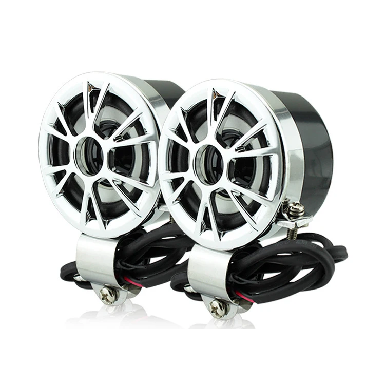 1 Набор мотоциклетных динамиков водонепроницаемый мотоцикл аудио рог радио MP3