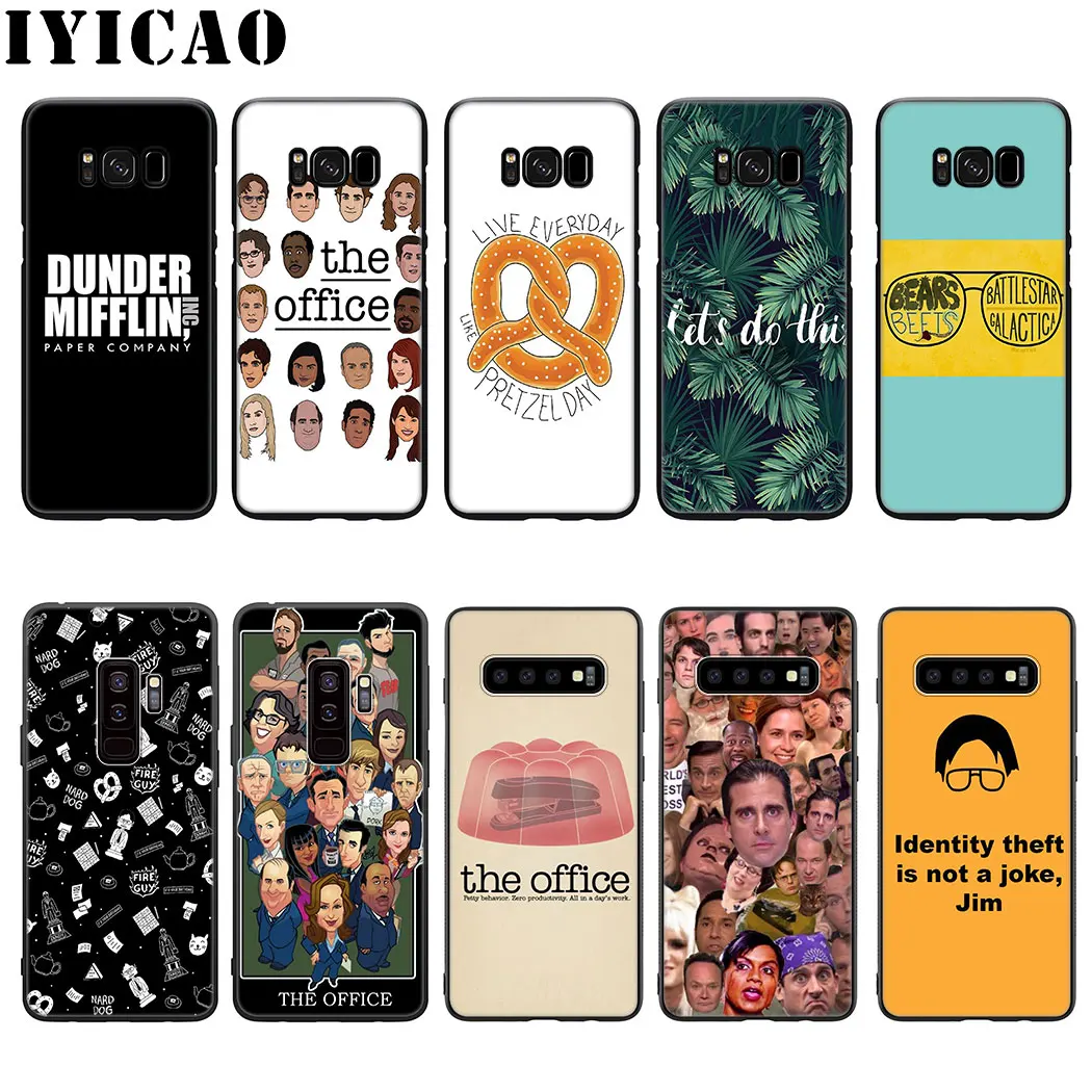 Офисный силиконовый мягкий чехол для телефона Samsung Galaxy S20 S10 S9 S8 Plus Lite Ultra S6 S7 Edge S10e |