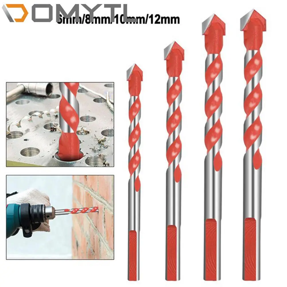 Набор многофункциональных сверл комплект из 4 насадок для дрели керамической