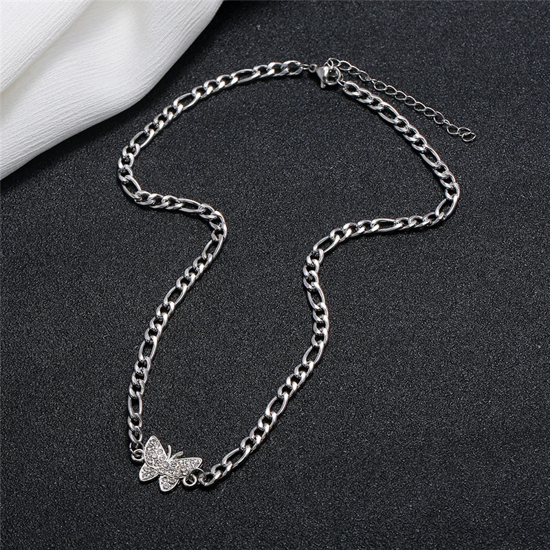 

Fashion Butterfly Clavicle Chain Necklace for Women Vintage Party Jewelry Gift