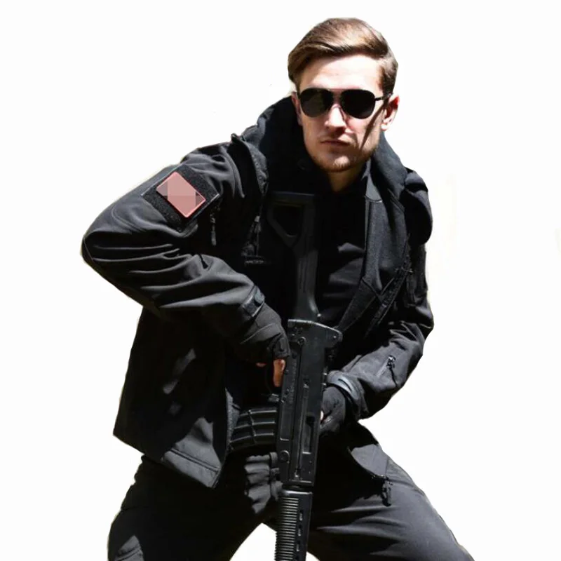 Армейская камуфляжная Мужская куртка тактическая зимние водонепроницаемые