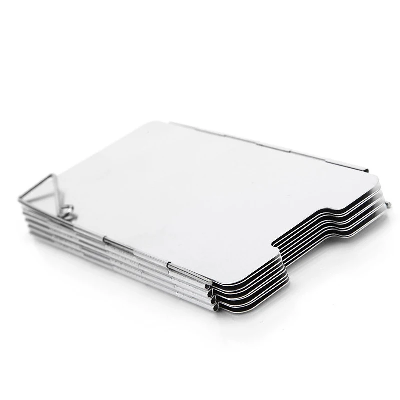 Складная Алюминиевая ветрозащитная плита 9 тарелок защита от ветра для газовой