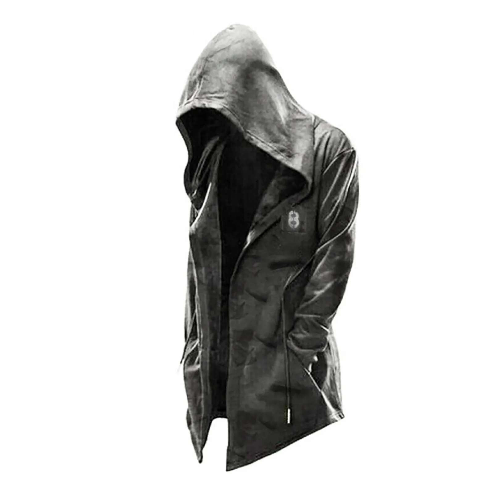 

2021 New Brand Assassin Master Hoodie For Men Casual Fashion Zipper Streetwear Jacket Cosplay Coat Drawstring Youth Boys Hooded