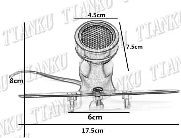 Светодиодный металлический задний фонарь Кронштейн номерного знака для Suzuki 8. 0 C90