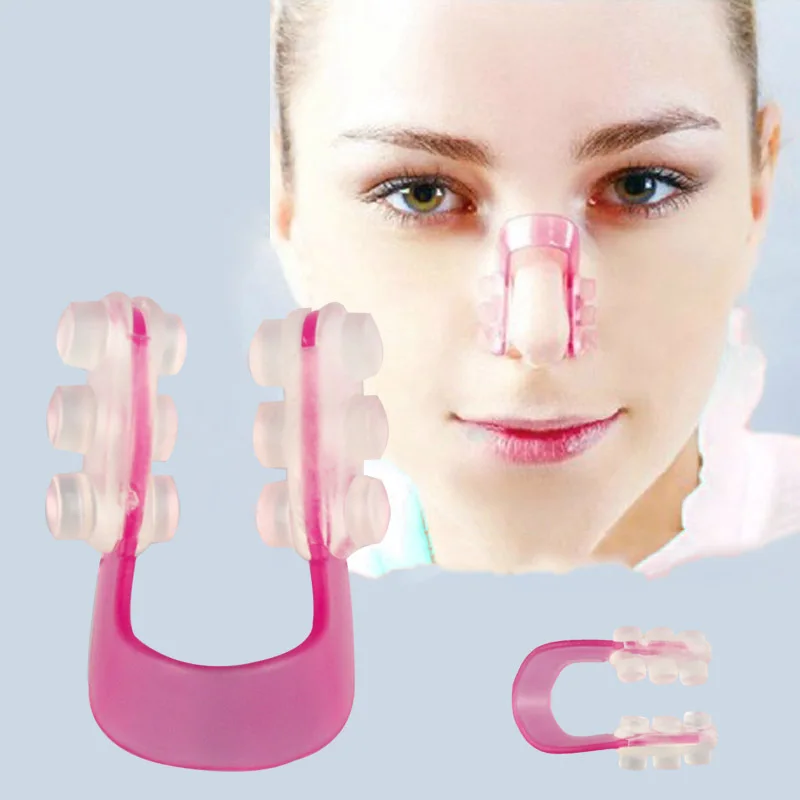 Silicone Clamp Nose Clip Reshape Nose Up Lifting Shaping Narrow Bracket High nose Beauty Shaper Rhinoplasty Correction Lift E9J4