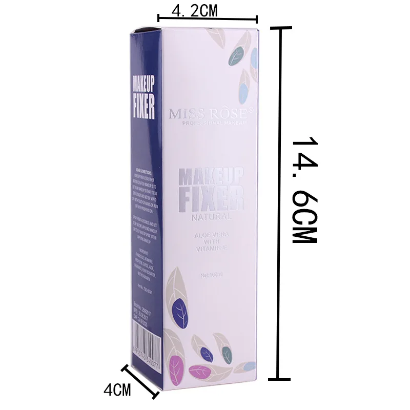 

Natural Setting Spray Setting Moisturizing Lasting Foundation Repair Matte Setting Spray Cosmetic 100ml