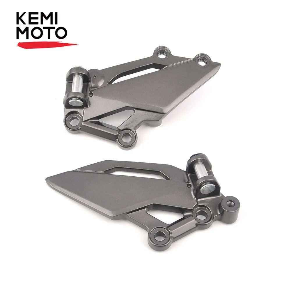 KEMiMOTO Передняя Подножка для KAWASAKI NINJA 250 300 EX250R EX300 Z250 Z300 педаль для мотоцикла Peg Кронштейн левый и правый