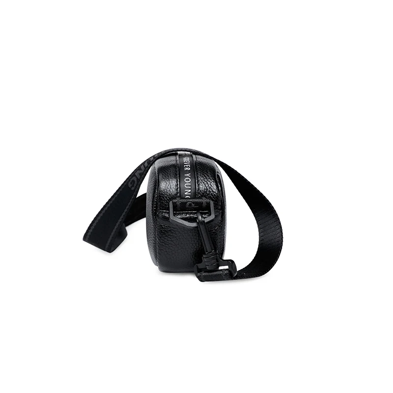 Сумка Wmnuo женская из натуральной кожи мессенджер с широким ремнем через плечо