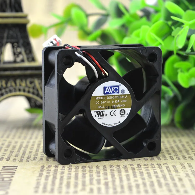 Новый/DS05020B24U 5020 24V 0.30A 3 провода защита двигателя охлаждение|Вентиляторы и наборы| |