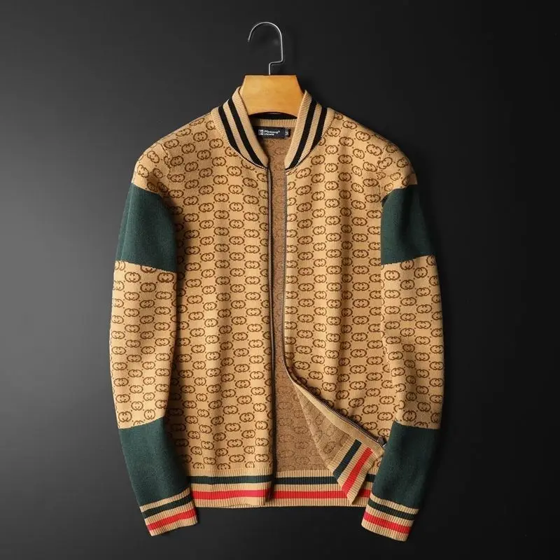 

2020 autumn / winter fashion sweater coat men's trend new cardigan casual light luxury handsome knitwear man