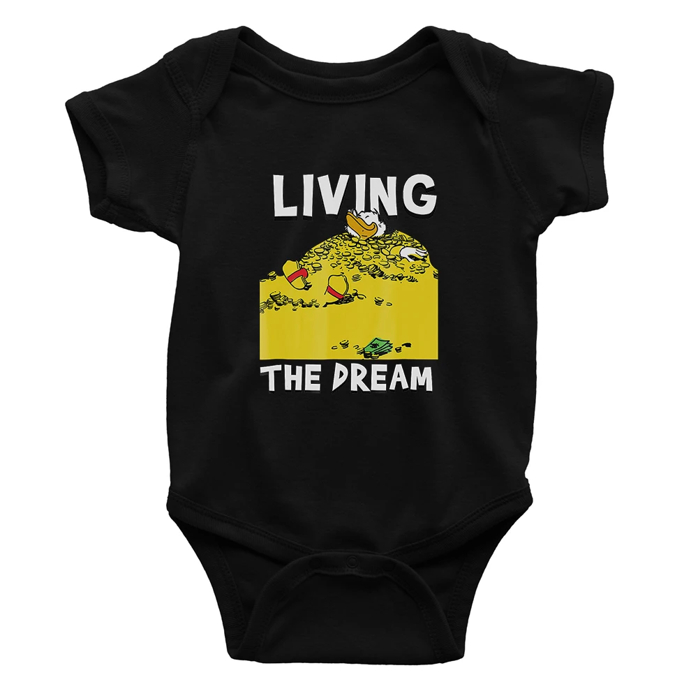 Mono para reci&eacute;n nacido, productos de Disney Scrooge McDuck, mono con estampado para beb&eacute; y ni&ntilde;a, Mono para ni&ntilde;o de 0 a 24 meses, tendencia de estilo Harajuku para las cuatro estaciones, novedad de verano-0