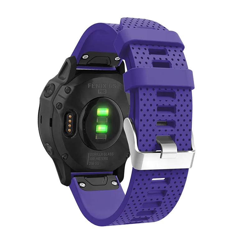 20 22 26 мм для Garmin Fenix 6S 6 6X Pro 5S 5 5X Plus удобный силиконовый ремешок смарт-аксессуары быстросъемный ремешок для часов