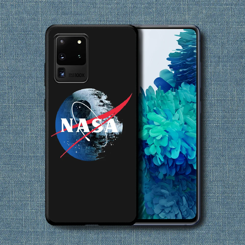 

Aerospace Nasas Phone Case For Samsung Galaxy Note S 8 9 10 20 Plus E Lite Uitra black Funda Painting Etui Pretty Hoesjes