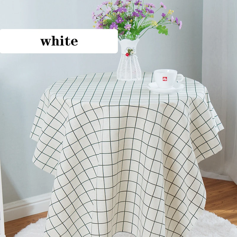 Принт с героями мультфильмов скатерть из хлопчатобумажной ткани прямоугольник