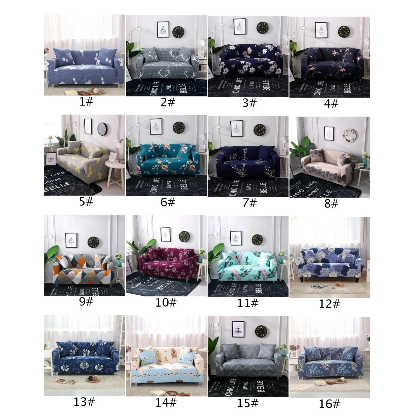 Местный Диван Slipcover стрейч протектор Мягкий чехол для дивана моющийся легко