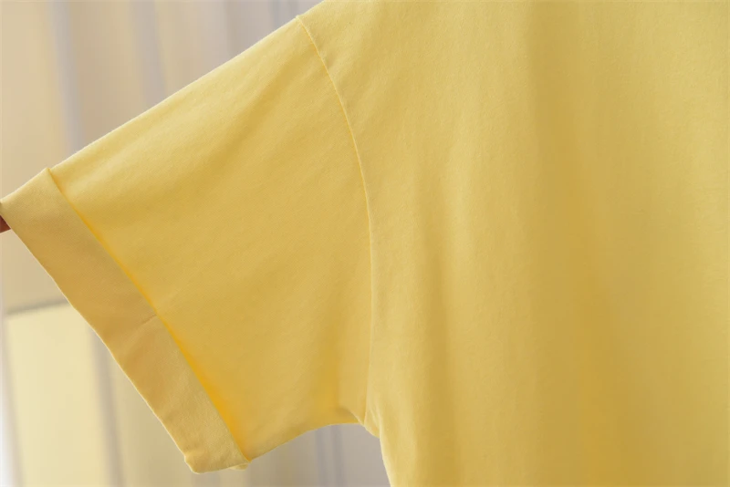 

Summer Women Short Sleeve Heart Printed Casual T Shirt 2021 New Chic Loose Crewneck Cotton Basic Tee Top Oversized