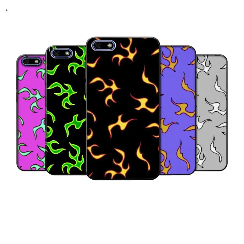 

Fashion Flame Pattern Phone Case For Xiaomi Mi6 Mi8 Mi9 Mi10 F1 X Se Lite Pro Note Mix 2 3 10 Cover