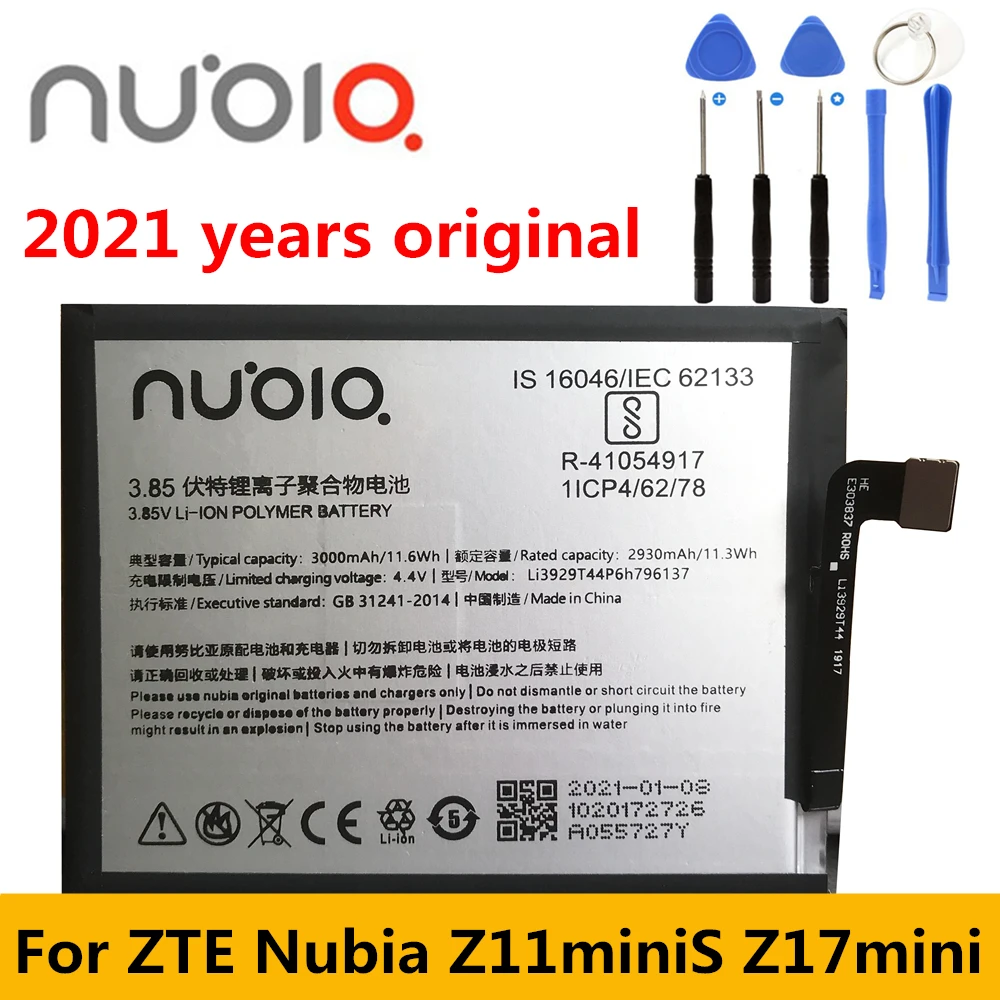 

3000mAh Battery Li3929T44P6h796137 For ZTE Nubia Z11 Mini S,NX549J, Z11 Mini S Dual SIM,Z11 Mini S Dual SIM TD-LTE NX549 NX569J
