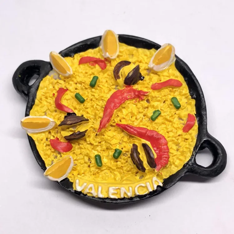 Смола 3D магнит на холодильник Испания Барселона Мадрид сувенир пейзаж Imanes Para