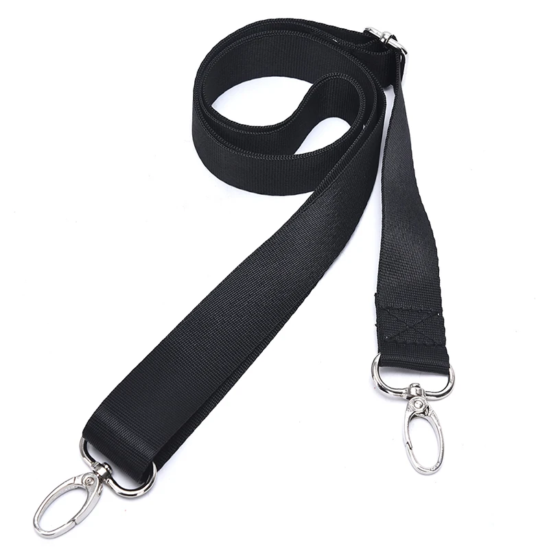 

1pcs 120x2.5cm Black Adjustable Nylon Shoulder Bag Belt Replacement Laptop Crossbody Camera Strap