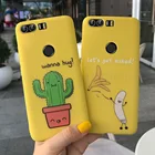 Силиконовый чехол для телефона Honor 8 FRD-L09 8A 8C 8X, мягкая задняя крышка из ТПУ с мультяшным КАКТУСОМ для Honor 8 A 8 C 8 X Coque