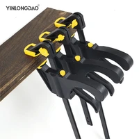 4 inch 345pcs woodworking bar f clamp clip hard grip quick ratchet release diy carpentry hand vise tool