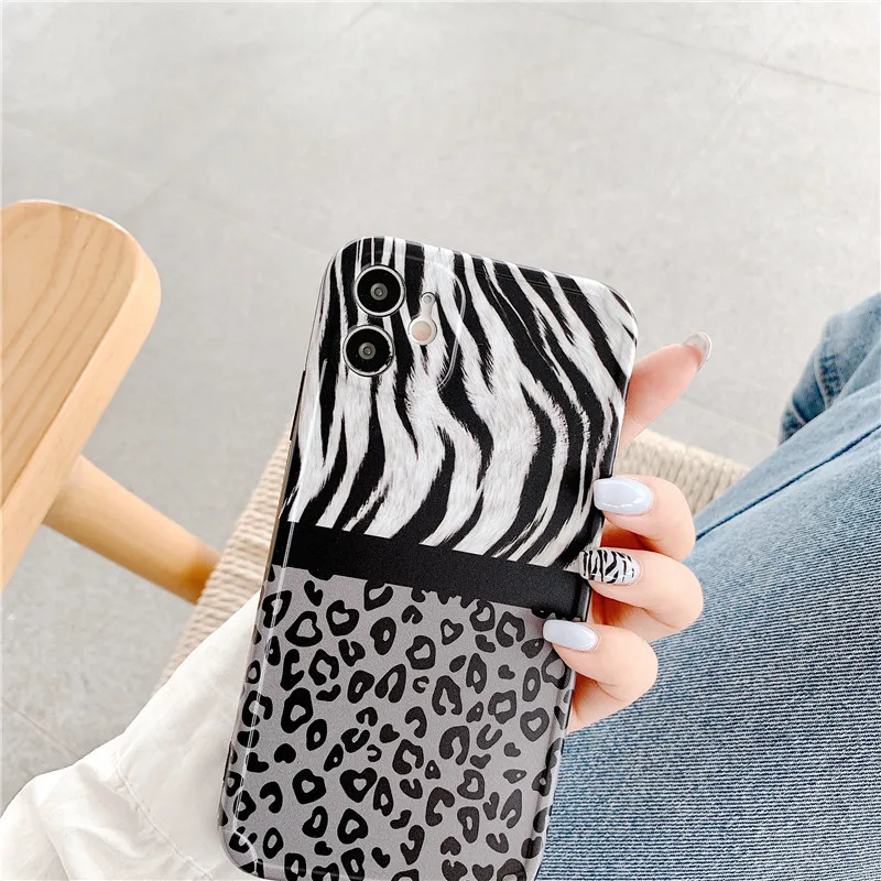 

For iphone 12 Case,Leopard Case For Iphone 12Pro Case,Soft TPU Back Protective Cover For iphone 11/X/XR/XS Max Case