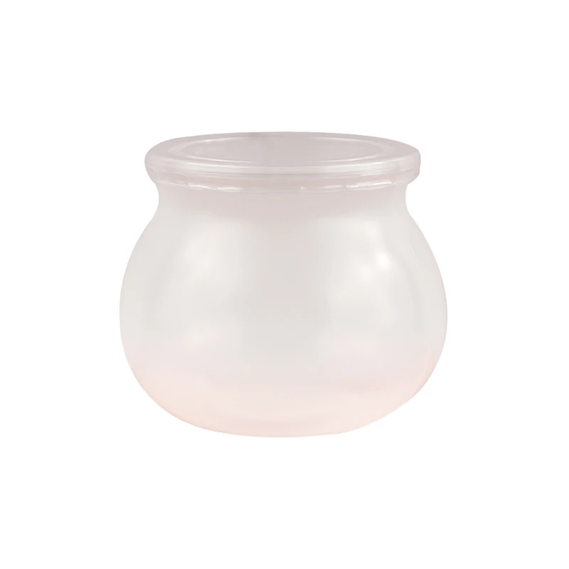 

25pcs High quality ball shape fruit pudding bottle transparent plastic cup birthday party dessert 160ML 180ML 220ML yogurt cup